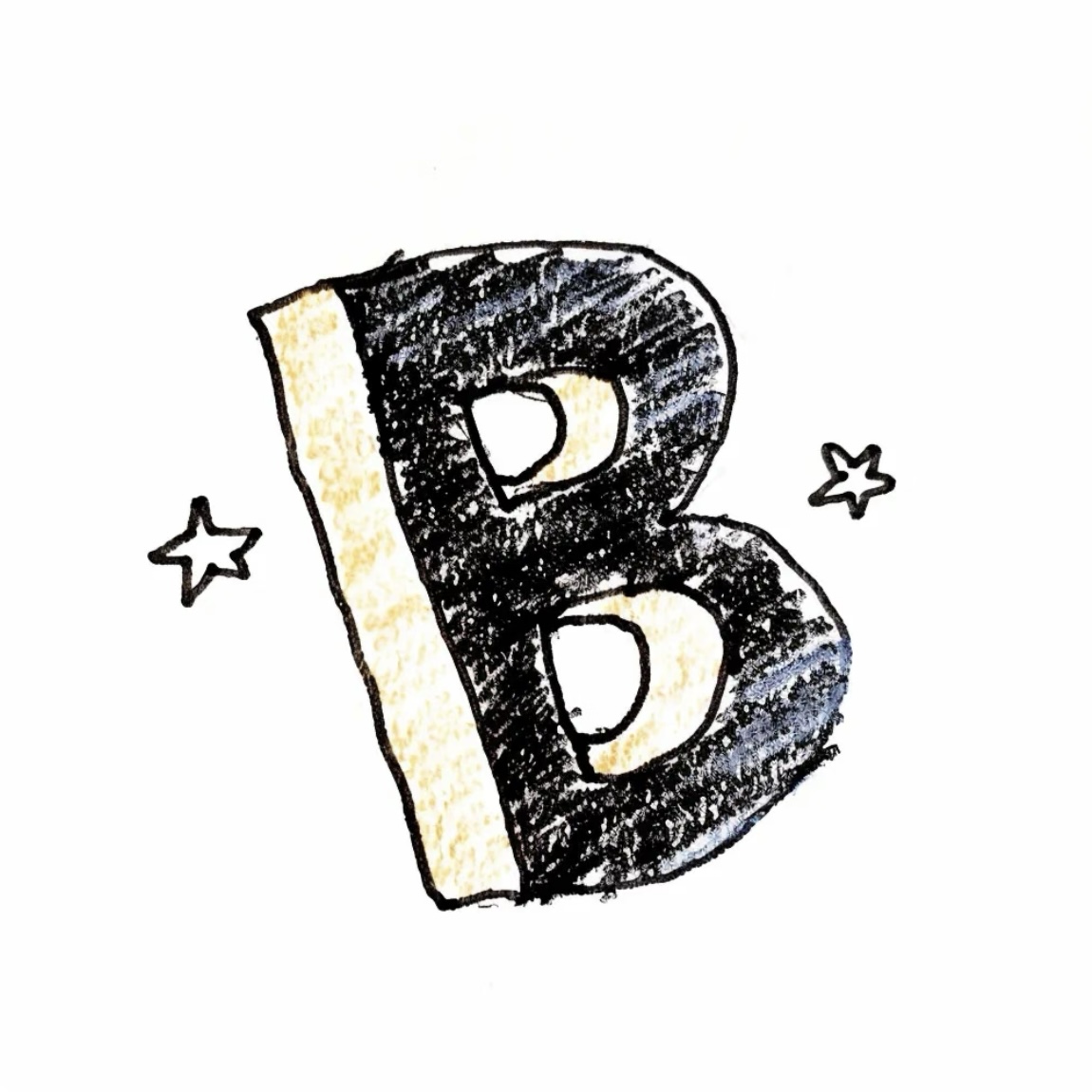 B